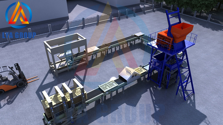 What does a floor tiles making machine line production include? The role of each?￼