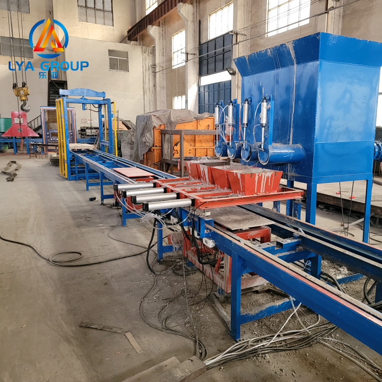 Auto wet cast concrete production line 2023