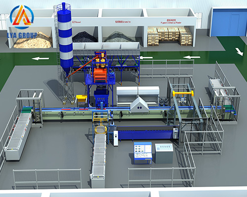 How to build a automatic wet concrete factory？